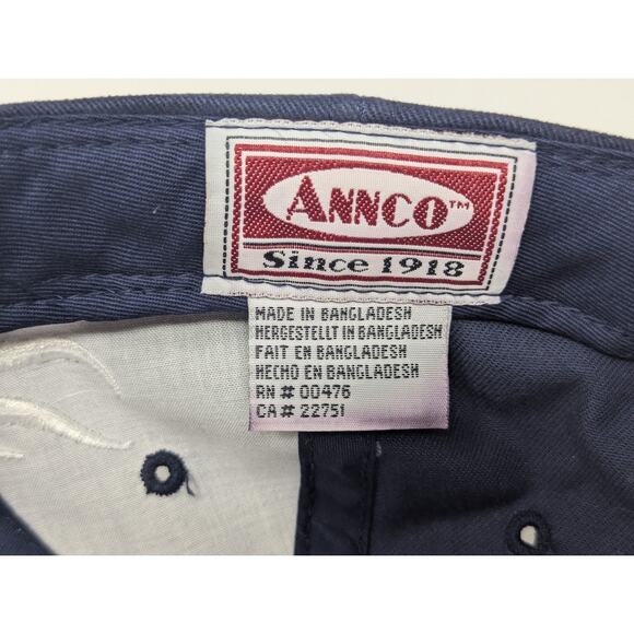 Vintage 90s NHL Toronto Maples Leafs Blue Flames ANNCO Hat - Picture 8 of 9